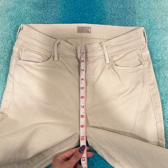 🔥Mother TheWekender Fray Cream Flare Jeans🔥 - Picture 10 of 10